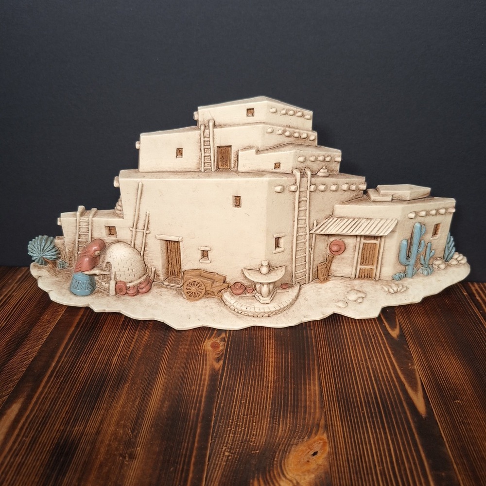 Burwood Southwest Pueblo Santa Fe Hacienda Wall Decor VTG 1993 USA 3291-2A